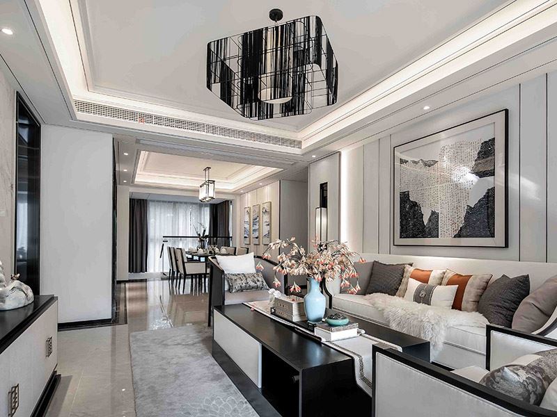 河源市百信&middot;梧桐嘉園輕奢風(fēng)格三居室裝修案例