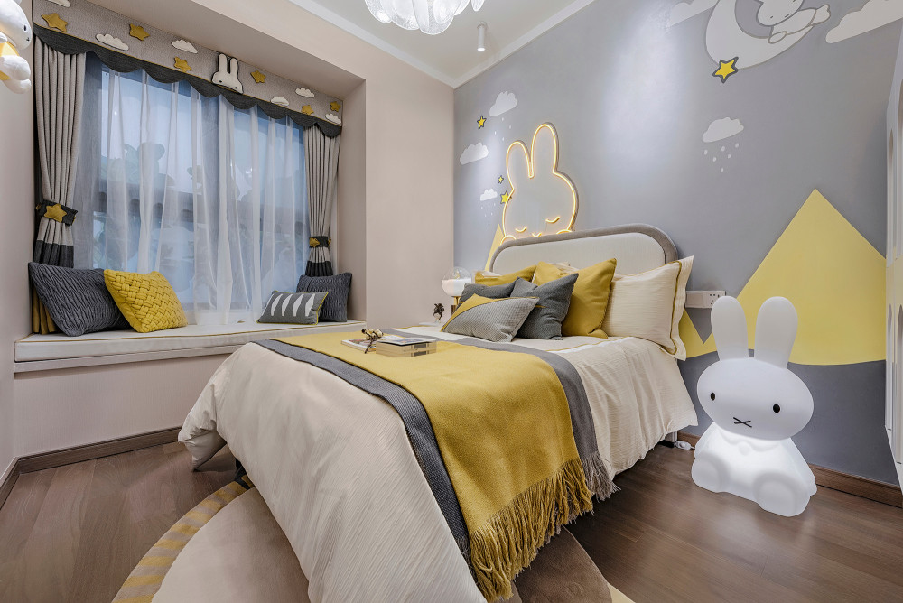 現(xiàn)代簡約風格室內(nèi)家裝案例效果圖-兒童房 現(xiàn)代簡約風格室內(nèi)家裝案例效果圖-兒童房