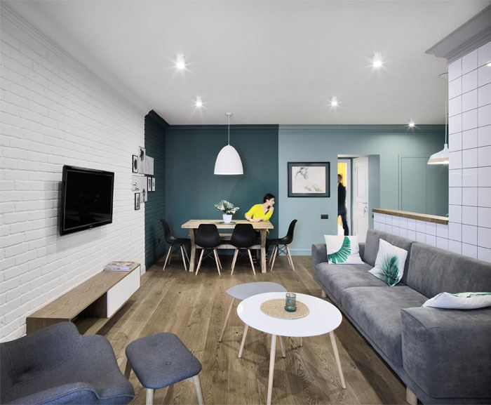 廣州市保利天悅歐式風格二居室裝修案例