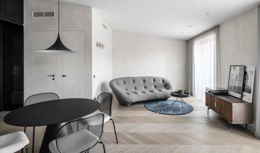 佛山市美的&middot;東樾灣北歐風格三居室裝修案例