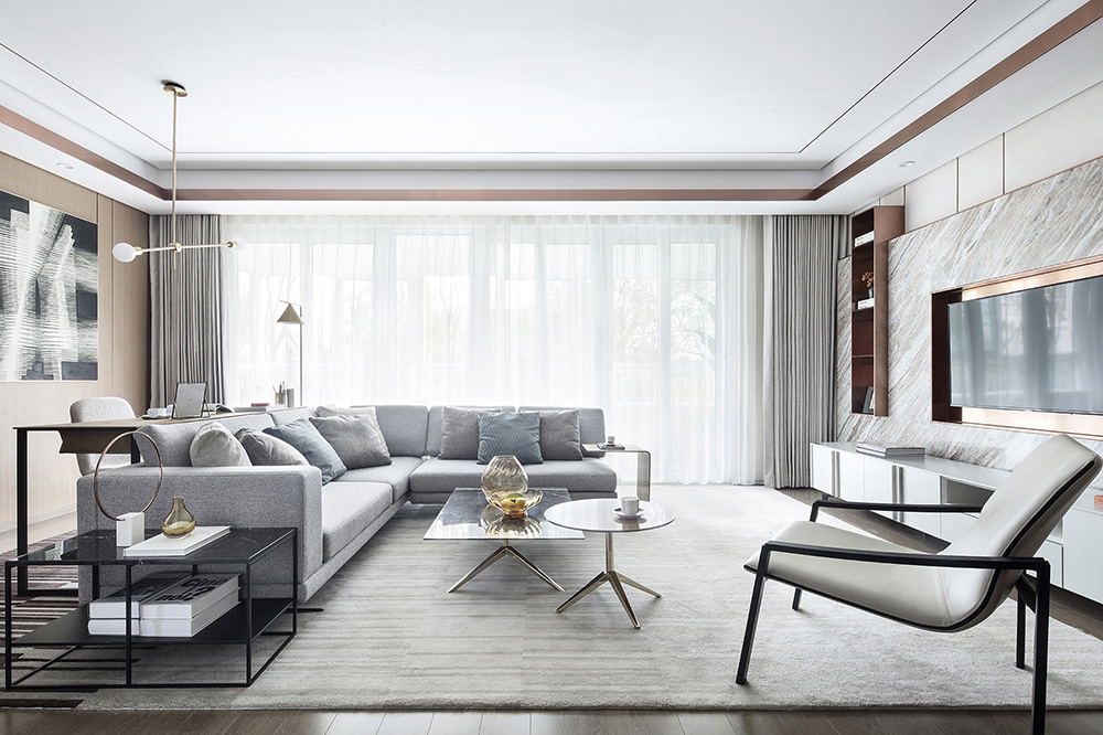 華潤二十四城三居155平米輕奢風(fēng)格裝修案例-客廳 華潤二十四城三居155平米輕奢風(fēng)格裝修案例-客廳