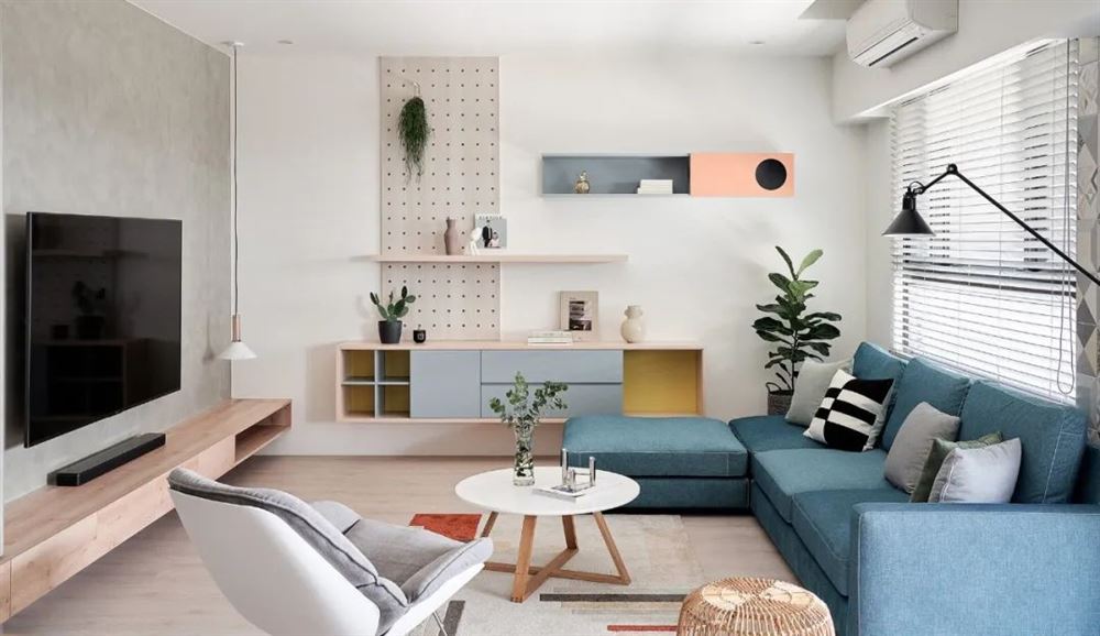 廣州市鴻成&middot;珠江玥現代簡約風格三居室裝修案例