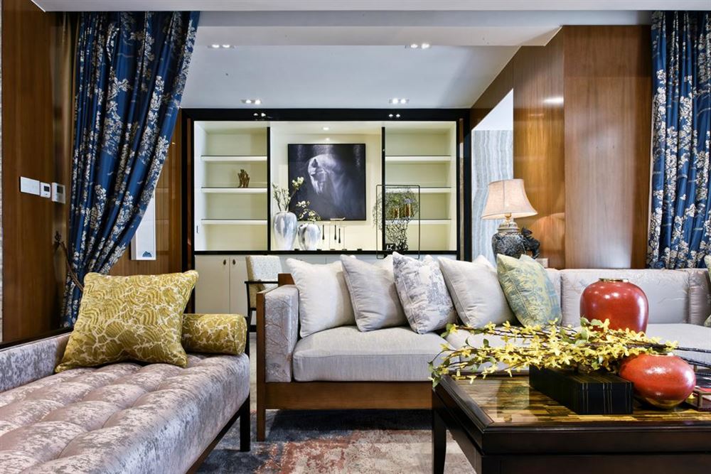 曲靖市尚鄰雅苑現代簡約風格四居室裝修案例