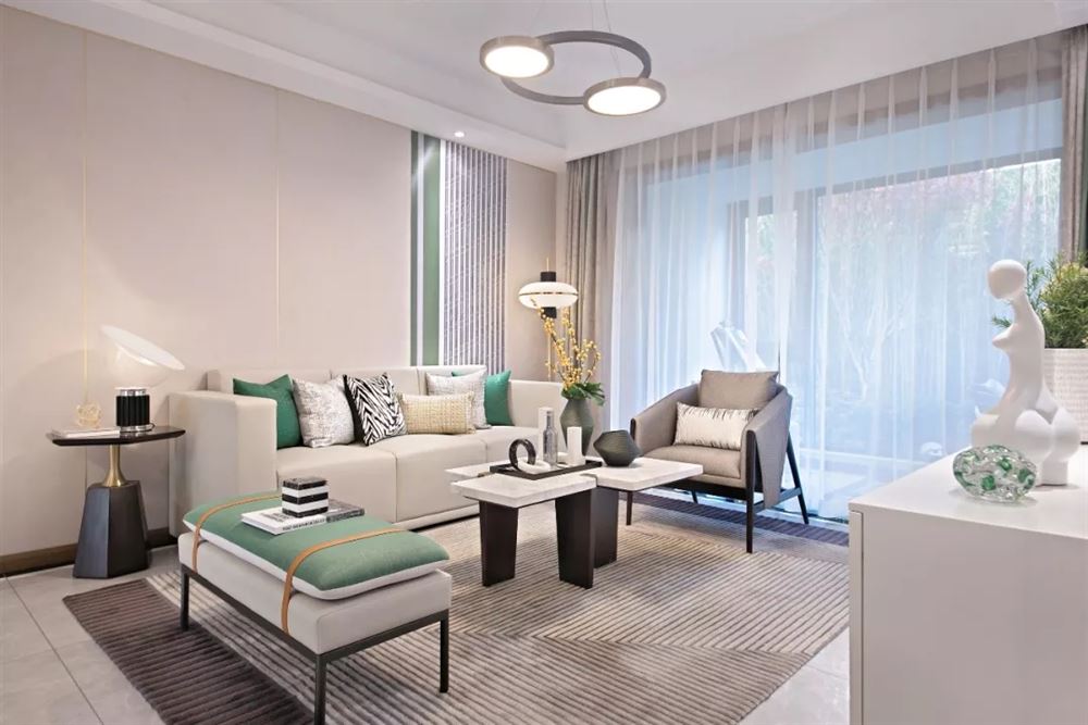 佛山市招商&middot;悅府輕奢風格四居室裝修案例