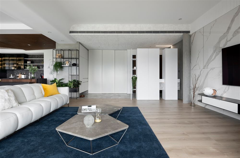 佛山市保利維塔現(xiàn)代簡約風(fēng)格四居室裝修案例