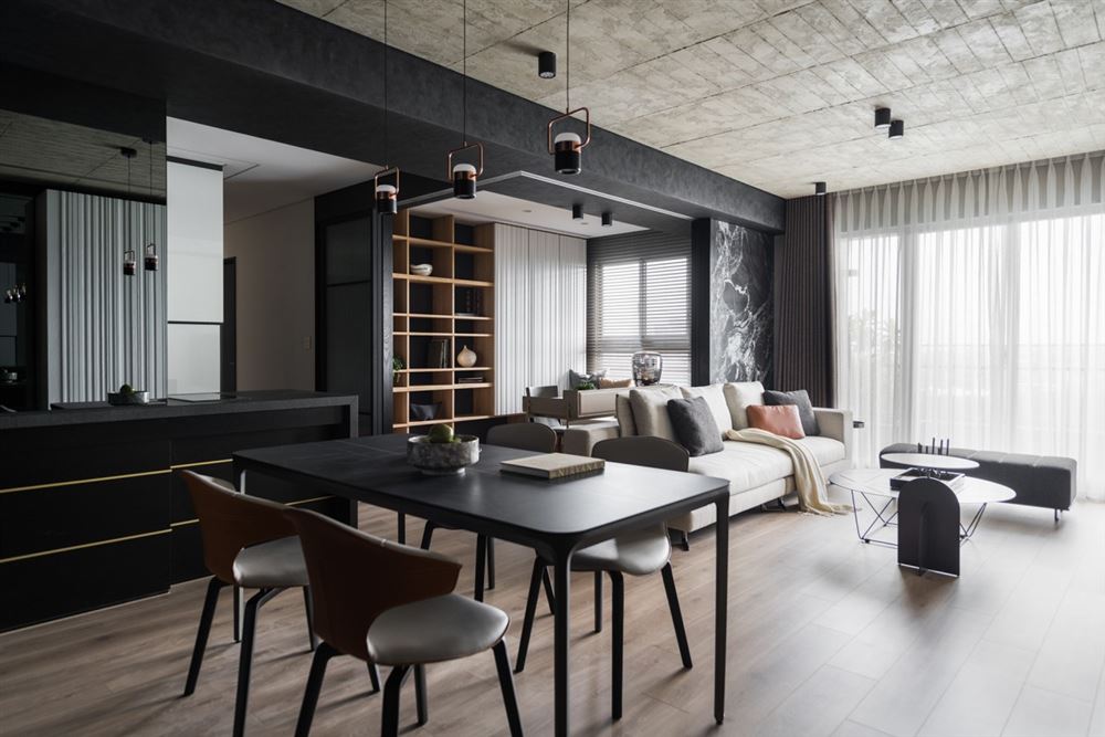 佛山市中交&middot;瀧灣云城現代簡約風格四居室裝修案例