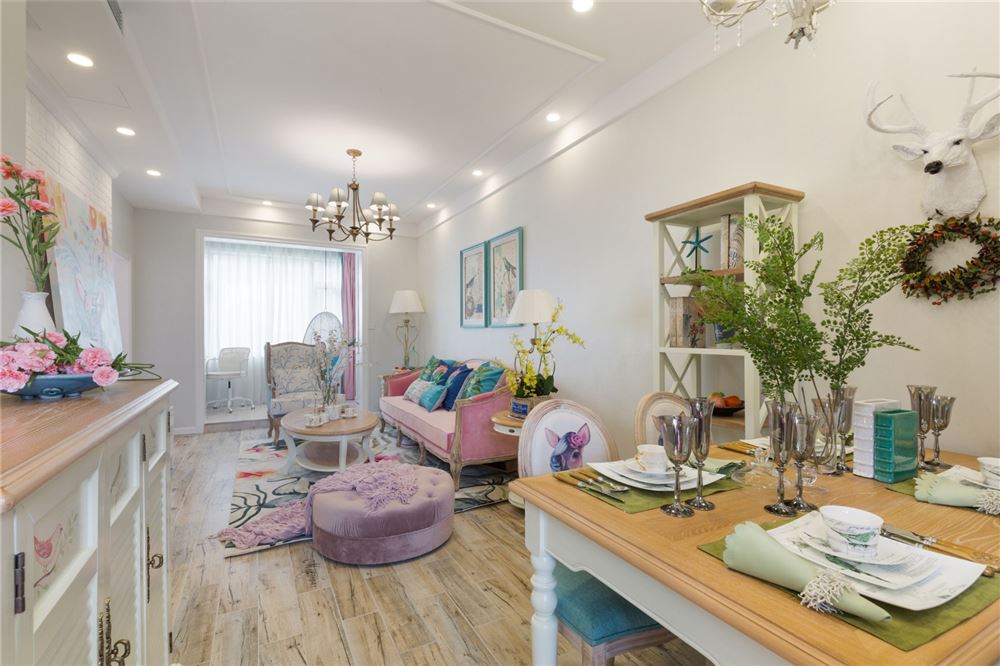 佛山市保利時代天珀現代簡約風格二居室裝修案例