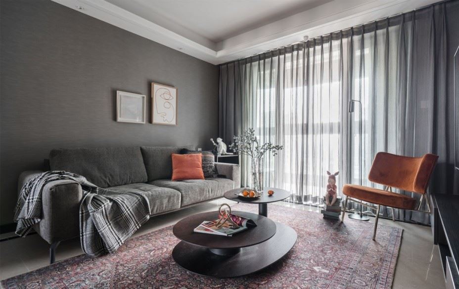 江門市花城又一村現代簡約風格三居室裝修案例