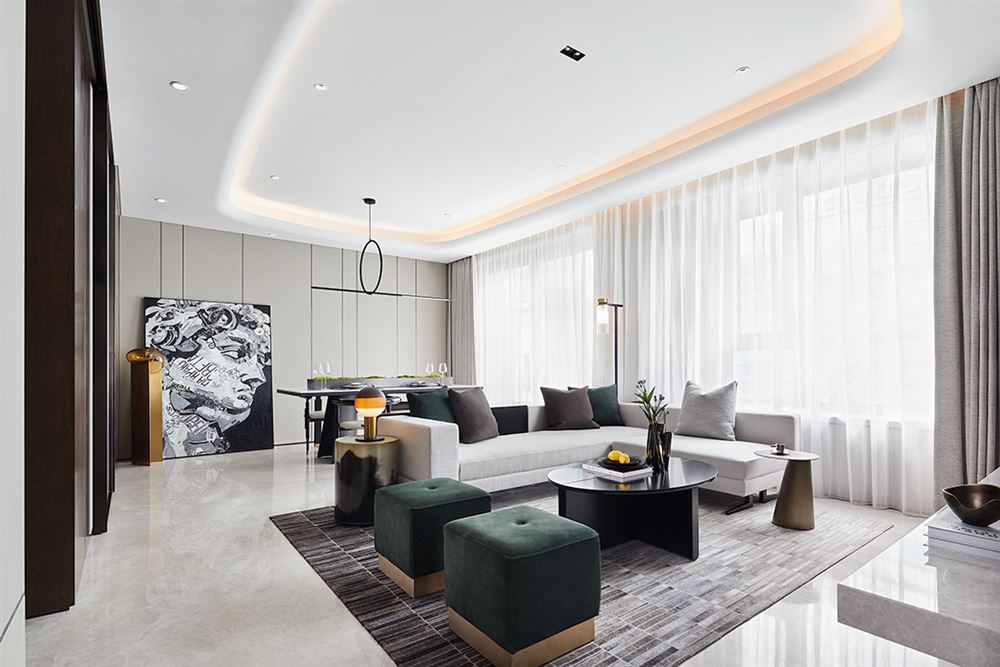 佛山市碧桂園南海悅城現代簡約風格別墅裝修案例