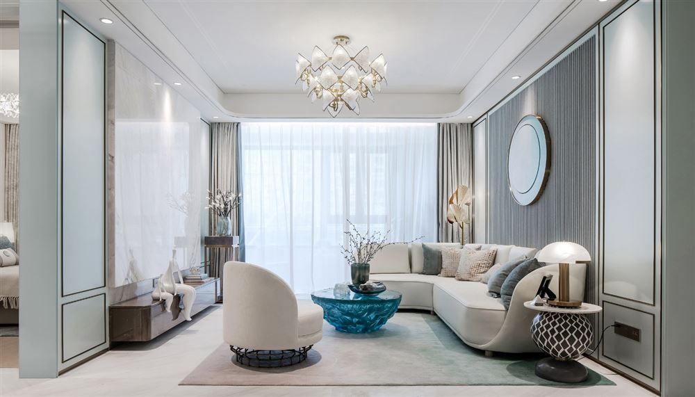 佛山市保利天悅歐式風格三居室裝修案例