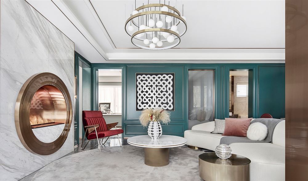 佛山市金地&middot;中南&middot;新城大境輕奢風(fēng)格三居室裝修案例