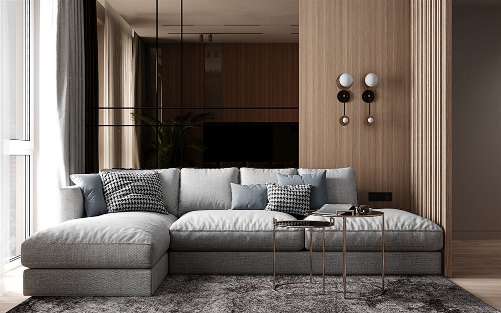 佛山市美的半島莊園現(xiàn)代簡約風(fēng)格三居室裝修案例