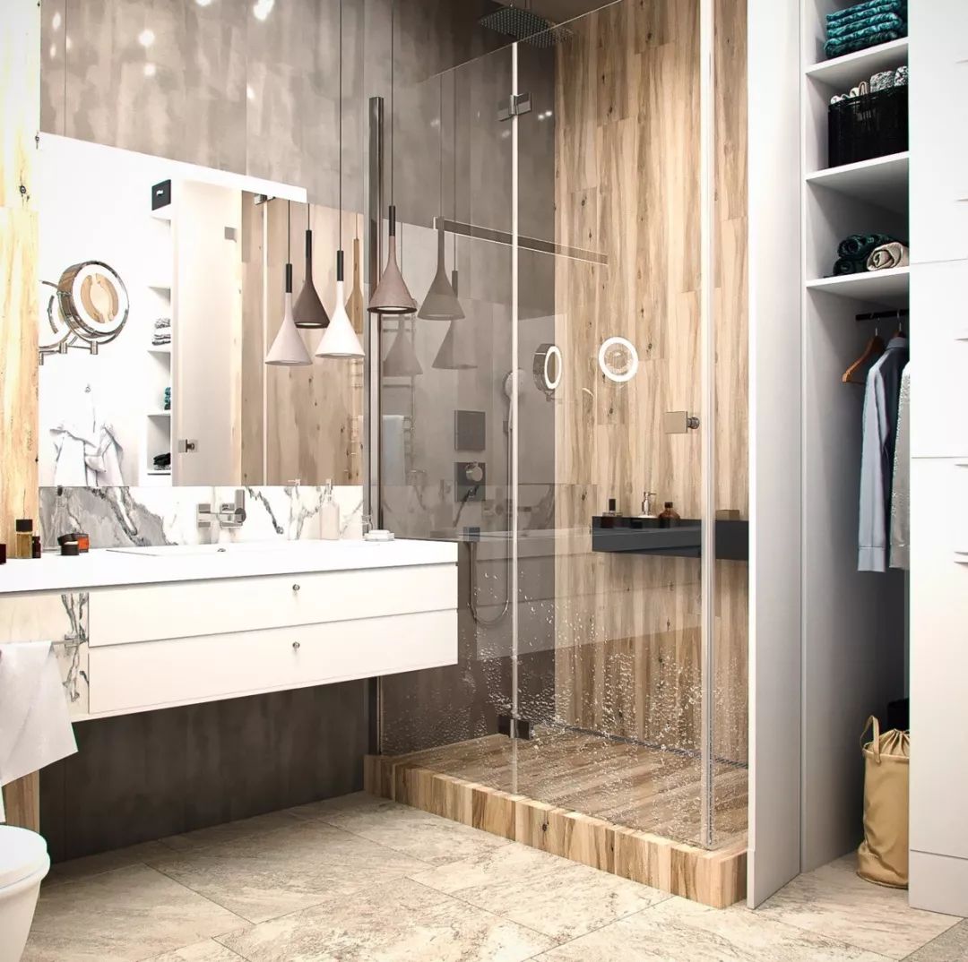 簡歐現代混搭風格家裝設計室內裝修效果圖-衛生間 簡歐現代混搭風格家裝設計室內裝修效果圖-衛生間