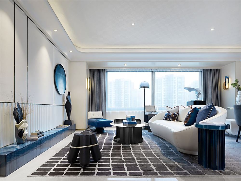 佛山市碧桂園南海悅城輕奢風格四居室裝修案例