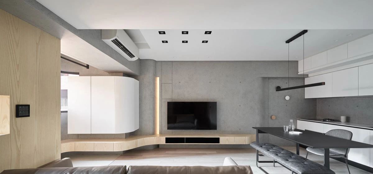 裝修案例現(xiàn)代極簡風格室內(nèi)裝修效果圖-客廳 裝修案例現(xiàn)代極簡風格室內(nèi)裝修效果圖-客廳