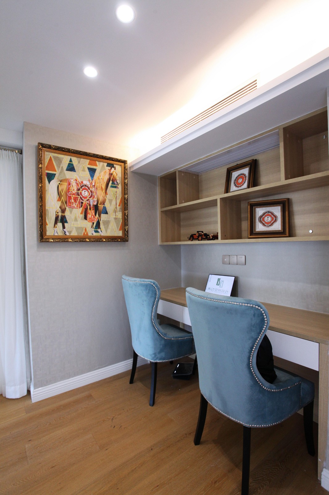 簡歐風(fēng)格家裝設(shè)計室內(nèi)裝修效果圖-書房 簡歐風(fēng)格家裝設(shè)計室內(nèi)裝修效果圖-書房