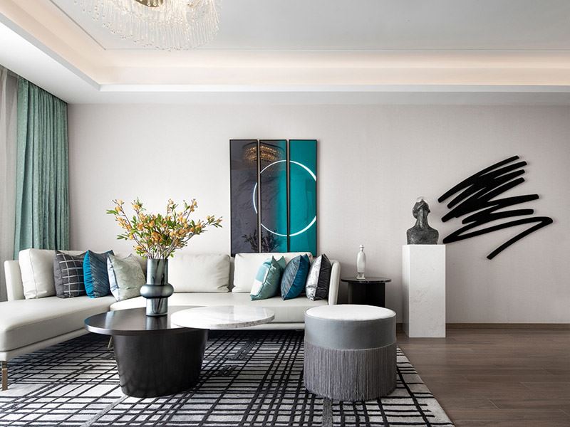 河源市東江灣&middot;名門世家現(xiàn)代簡(jiǎn)約風(fēng)格三居室裝修案例