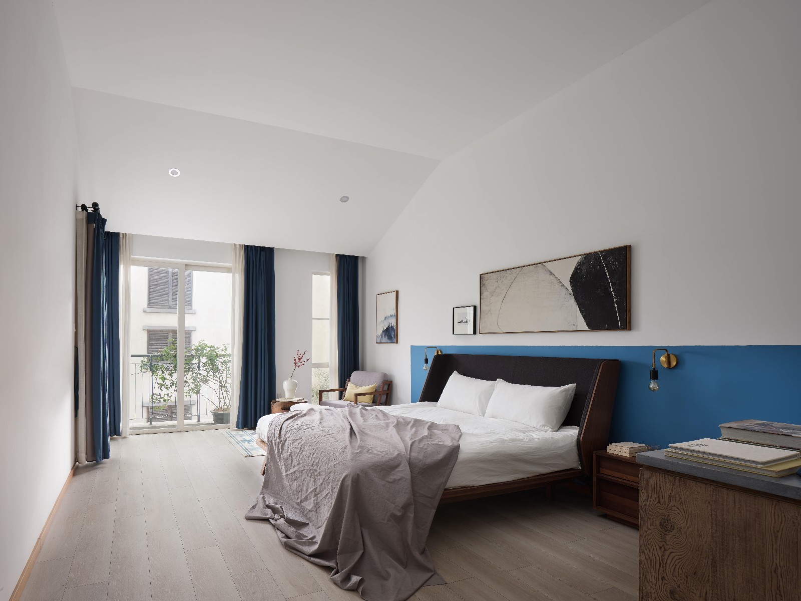 佛山裝修公司田園風格別墅裝修效果圖-臥室 佛山裝修公司田園風格別墅裝修效果圖-臥室