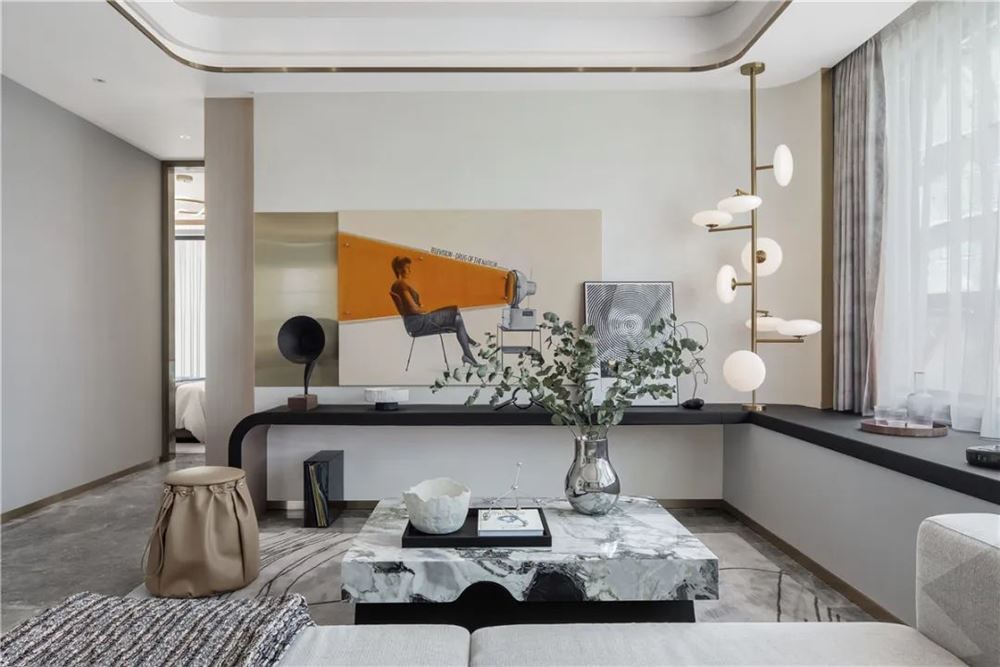 湛江市方圓云山詩意輕奢風格四居室裝修案例