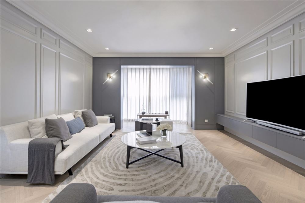 湛江市方圓云山詩意現代簡約風格四居室裝修案例