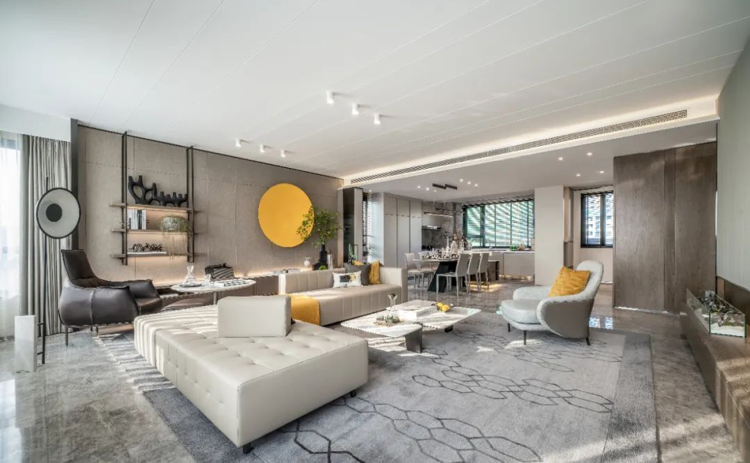 現在簡約風格家裝設計室內裝修效果圖-客廳全景 現在簡約風格家裝設計室內裝修效果圖-客廳全景