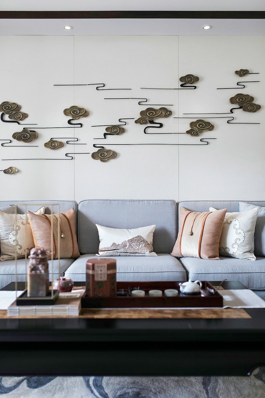 新中式風(fēng)格室內(nèi)設(shè)計家裝案例-客廳茶幾 新中式風(fēng)格室內(nèi)設(shè)計家裝案例-客廳茶幾