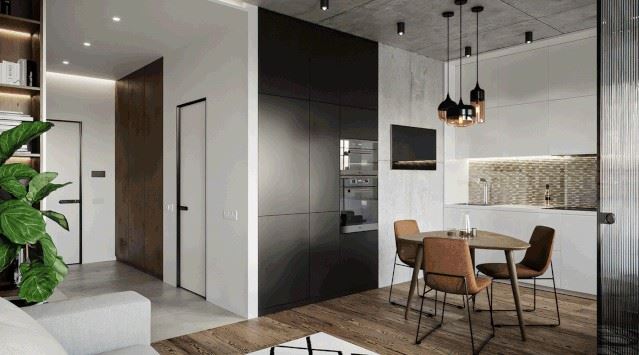 廣州市獅城國(guó)際現(xiàn)代簡(jiǎn)約風(fēng)格公寓裝修案例