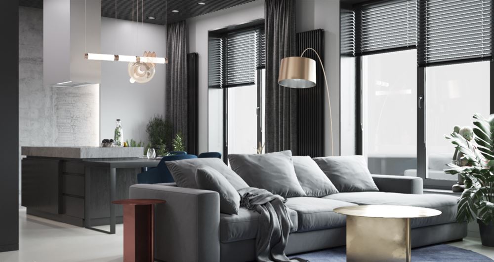 深圳市萬科金域學府現代簡約風格三居室裝修案例