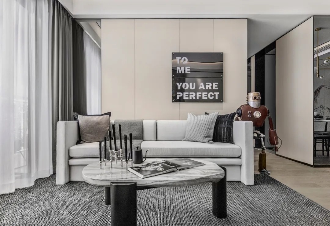 現代朋克風格室內設計家裝案例-客廳 現代朋克風格室內設計家裝案例-客廳