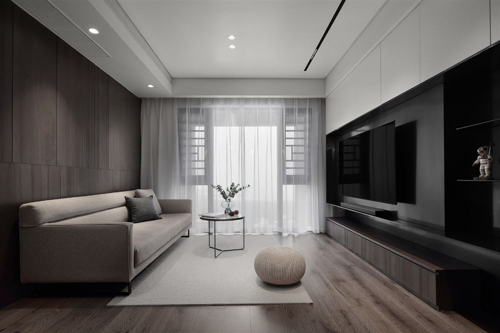 佛山市鵬瑞&middot;三龍灣1號輕奢風格三居室裝修案例