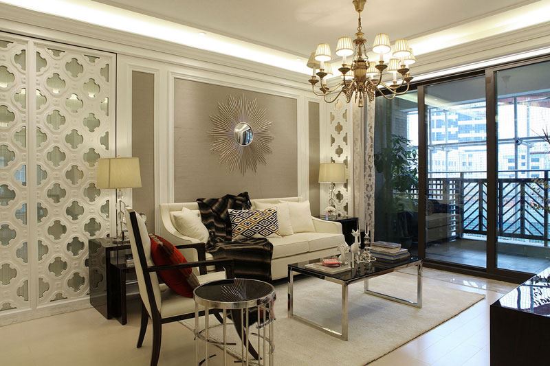 佛山市保利玥府歐式風格三居室裝修案例