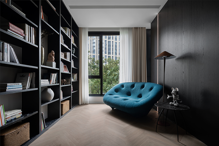 現代極簡風格室內家裝案例效果圖-書房 現代極簡風格室內家裝案例效果圖-書房