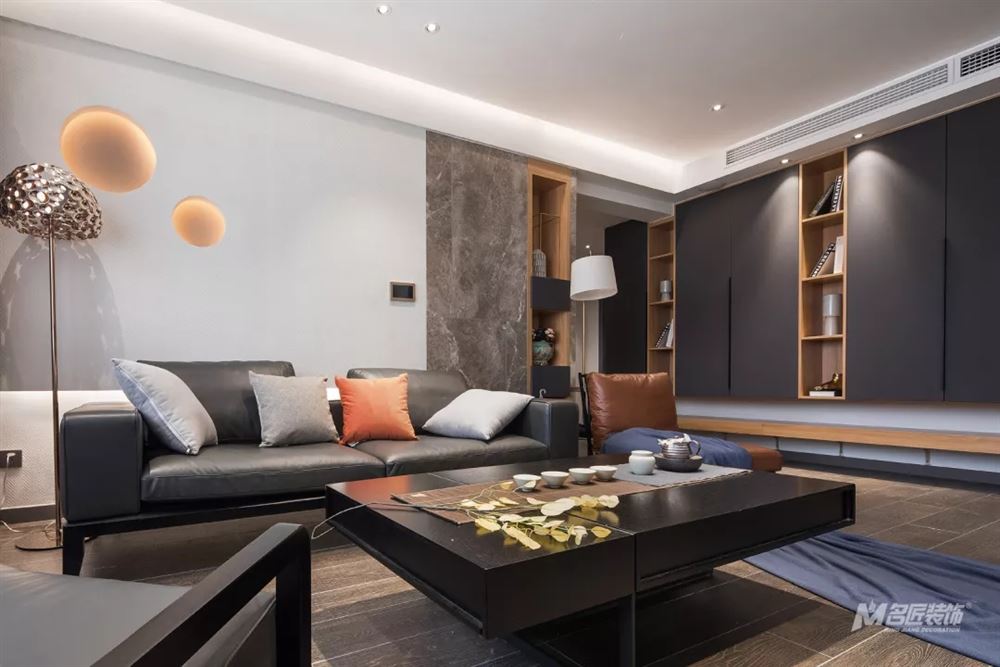 常州市懷德名園輕奢風格三居室裝修案例