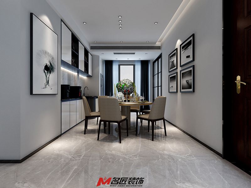 廣州市廣州亞運城天譽歐式風格二居室裝修案例