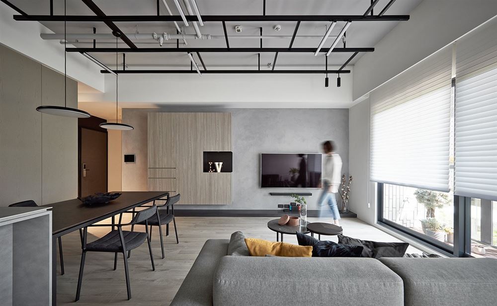 惠州市緣水岸北歐風格三居室裝修案例