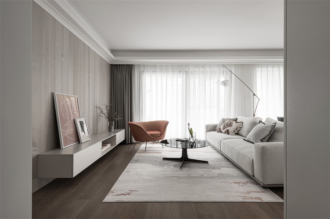 現代簡約風格室內設計家裝案例-客廳 現代簡約風格室內設計家裝案例-客廳