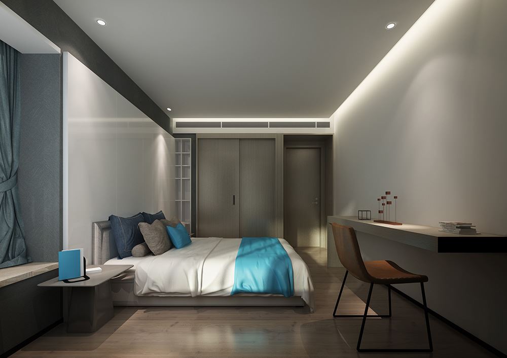 廣州市汾水小區(qū)現(xiàn)代簡約風(fēng)格四居室裝修案例