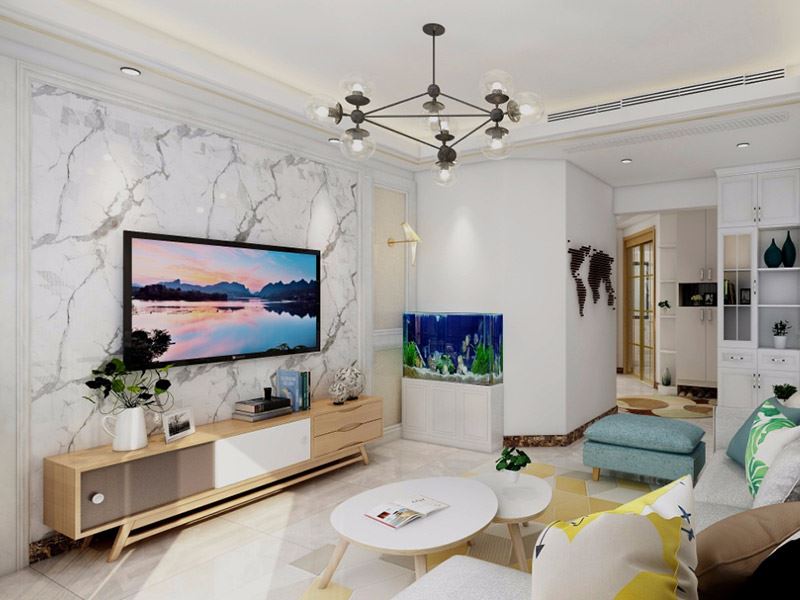 佛山市碧桂園&middot;鳳凰灣現代簡約風格二居室裝修案例