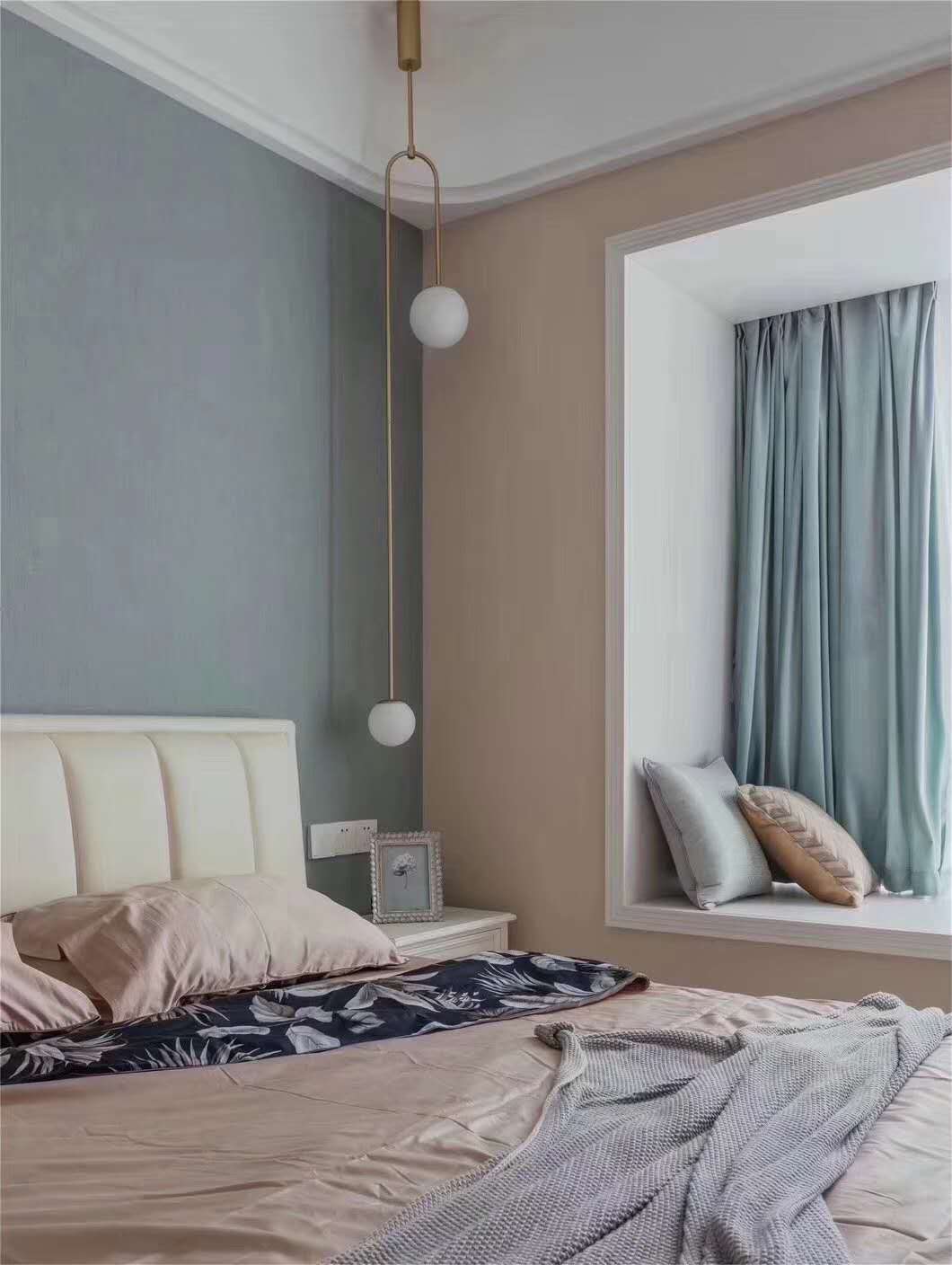 星海岸三居126平米現代簡約風格裝修案例-主臥 星海岸三居126平米現代簡約風格裝修案例-主臥