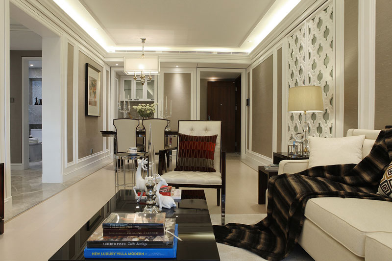 現代歐式風格室內設計家裝案例-客餐廳 現代歐式風格室內設計家裝案例-客餐廳