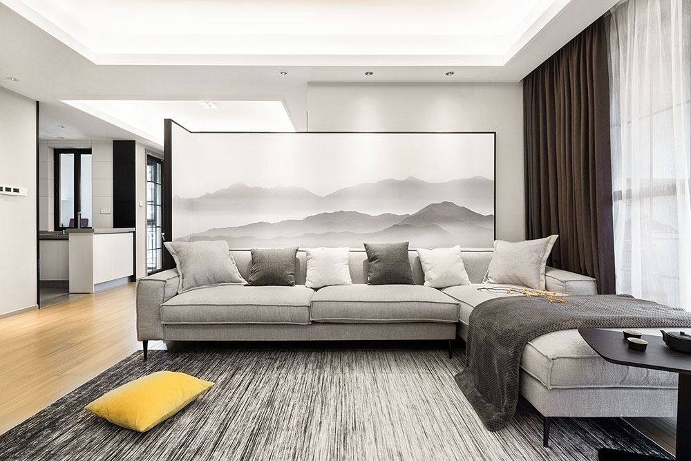 江門市江灣一品新中式風格四居室裝修案例