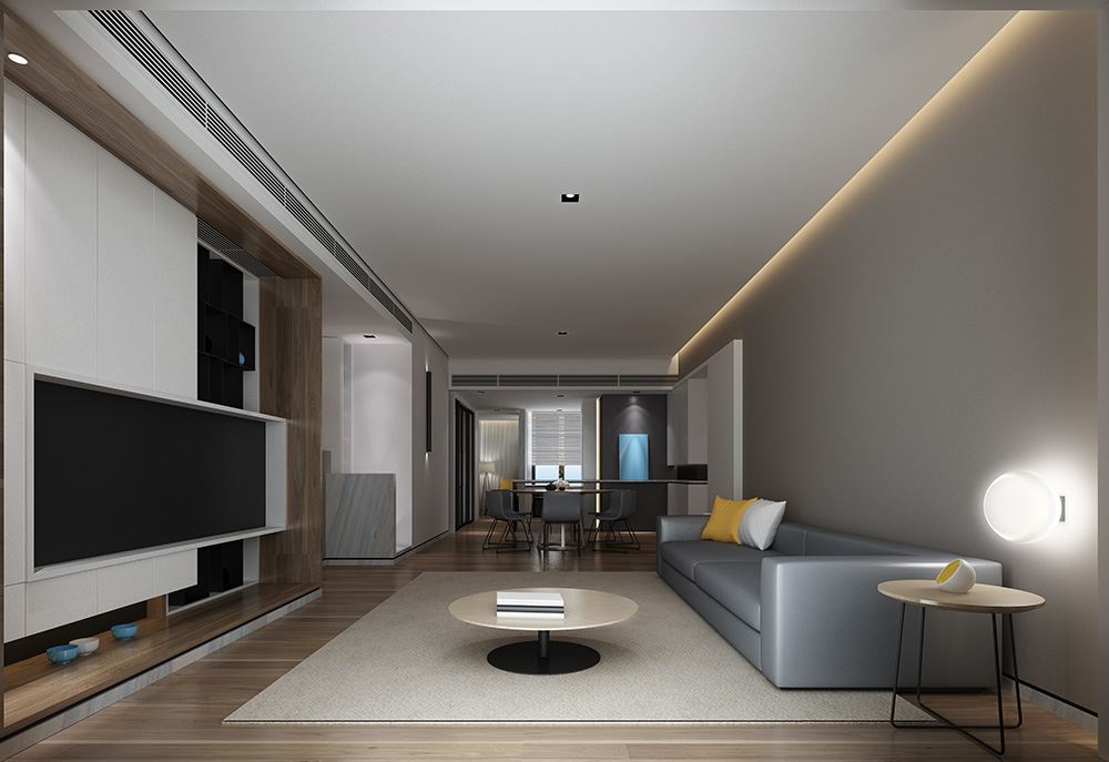 廣州市保利公園九里輕奢風(fēng)格四居室裝修案例