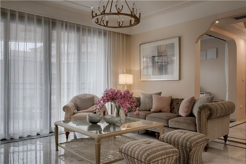 廣州市南華時(shí)代城美式風(fēng)格三居室裝修案例