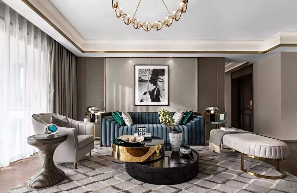 佛山市碧桂園&middot;鳳凰灣輕奢風格三居室裝修案例