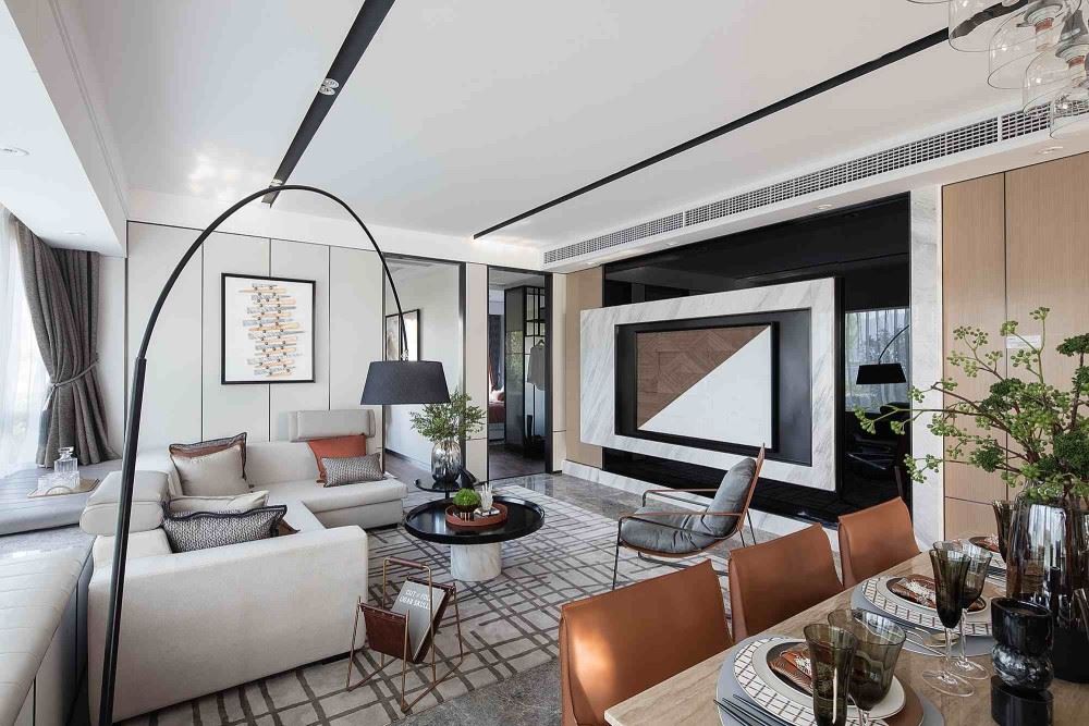 佛山市招商樾園北歐風(fēng)格三居室裝修案例