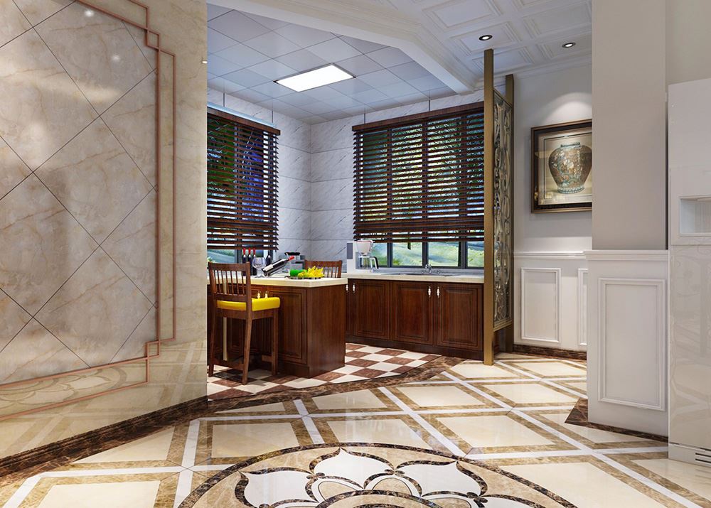 江門市五邑碧桂園田園風格別墅裝修案例