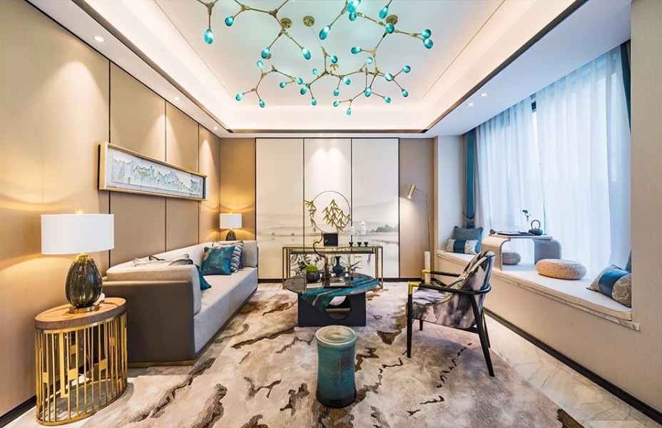 江門市雅逸尚都新中式風格別墅裝修案例