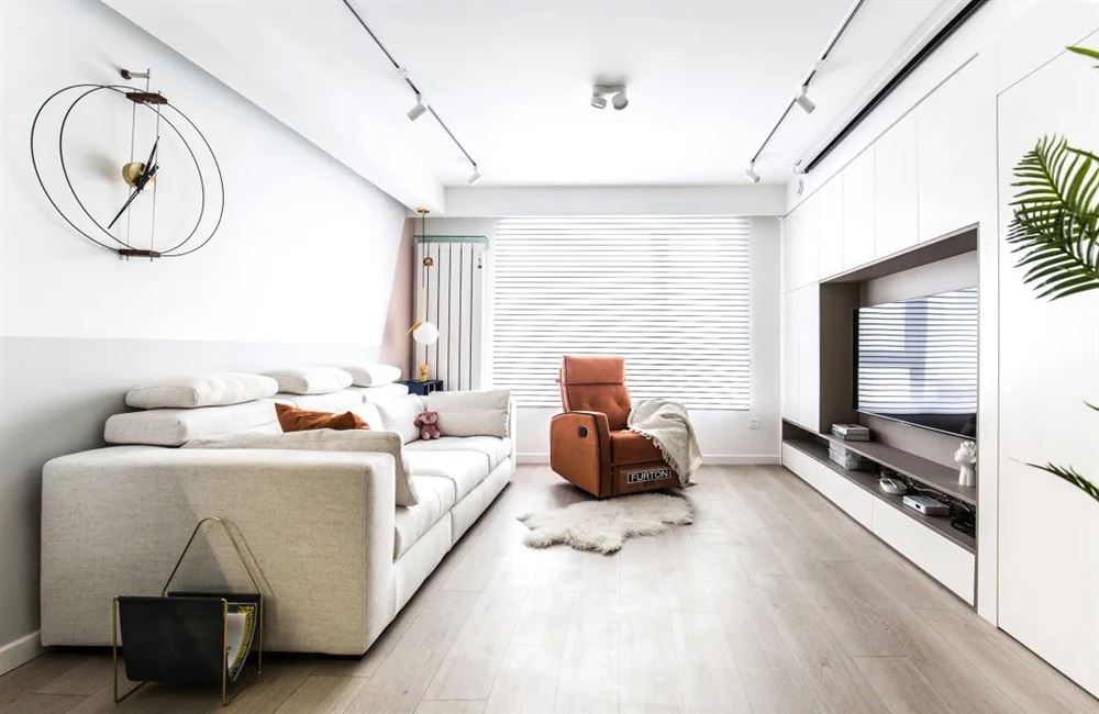 湛江市啟達(dá)東海岸輕奢風(fēng)格三居室裝修案例