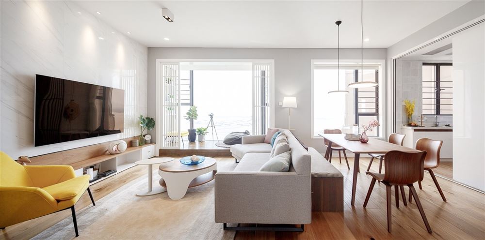 江門市江海花園北歐風格三居室裝修案例