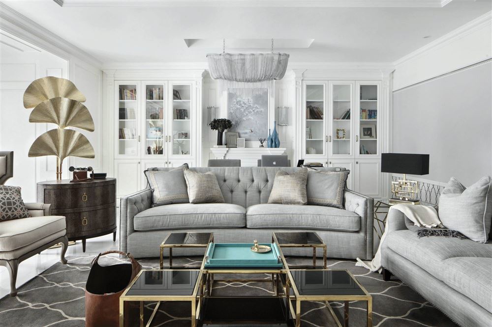 湛江市建達財富廣場歐式風格四居室裝修案例